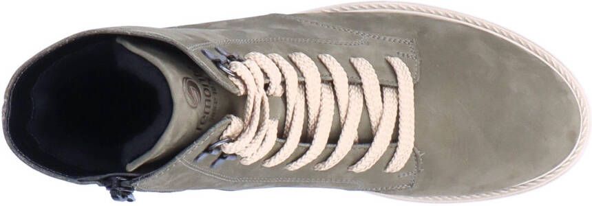 Remonte Hoge veterschoenen met gestempeld logo