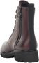 Remonte Bordo Casual Leather Booties Rood Dames - Thumbnail 11