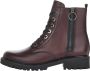 Remonte Bordo Casual Leather Booties Rood Dames - Thumbnail 15
