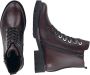 Remonte Bordo Casual Leather Booties Rood Dames - Thumbnail 17