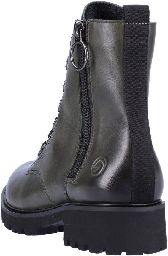 Remonte Veterlaarsjes blokhak laarsjes veterschoenen flats in used look