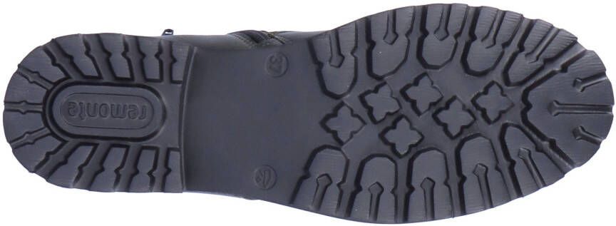 Remonte Veterlaarsjes blokhak laarsjes veterschoenen flats in used look