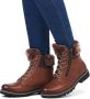 Remonte Hoge veterschoenen met rits aan de buitenkant - Thumbnail 4