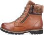 Remonte Hoge veterschoenen met rits aan de buitenkant - Thumbnail 9