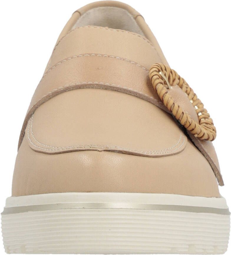 Remonte Loafers Chunky slipper plateau slipper met moderne vlecht-siergesp