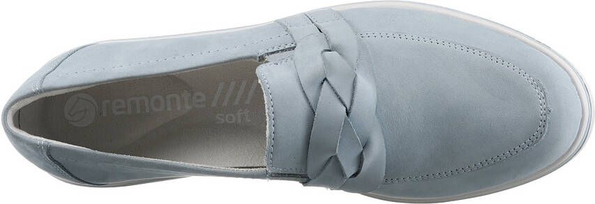 Remonte Loafers Chunky slipper plateau slipper met praktische elastiek