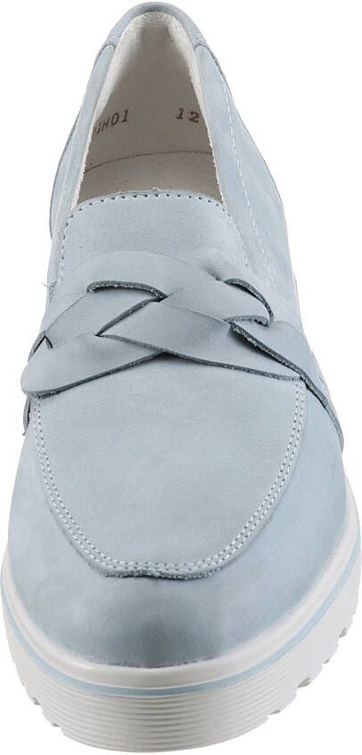 Remonte Loafers Chunky slipper plateau slipper met praktische elastiek