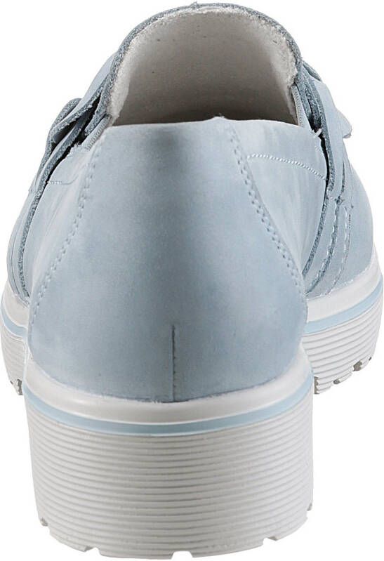 Remonte Loafers Chunky slipper plateau slipper met praktische elastiek