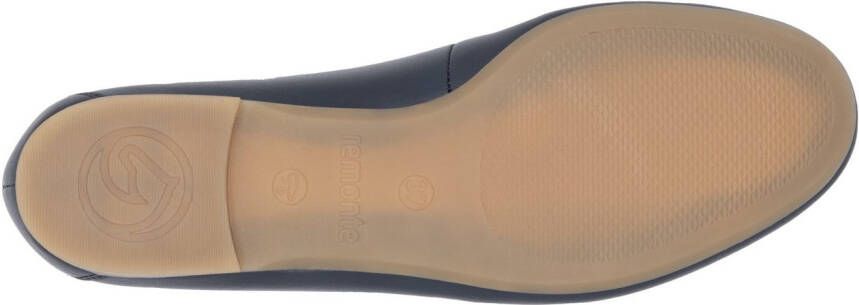 Remonte Loafers blokhak slippers business schoen met uitneembaar voetbed