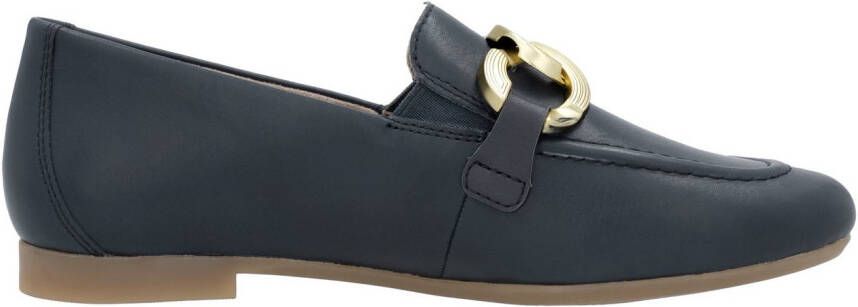 Remonte Loafers blokhak slippers business schoen met uitneembaar voetbed