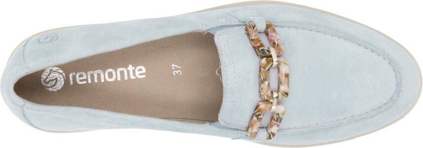 Remonte Loafers Elisabeth Hurley-Collection slipper lage schoen business schoen met modieuze sierketting