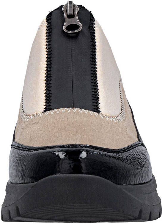 Remonte Plateausneakers Lage schoen casual sneaker met lakdetails