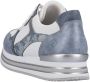 Remonte Dames Sneaker D1320-80 Blauw Wit Zilver - Thumbnail 14