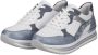 Remonte Dames Sneaker D1320-80 Blauw Wit Zilver - Thumbnail 34