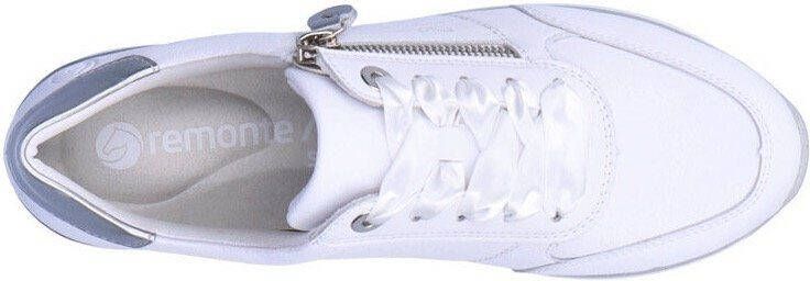Remonte Plateausneakers met tweekleurige zool vrijetijdsschoen lage schoen veterschoen