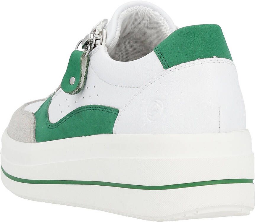 Remonte Plateausneakers met zijrits vrijetijdsschoen lage schoen veterschoen