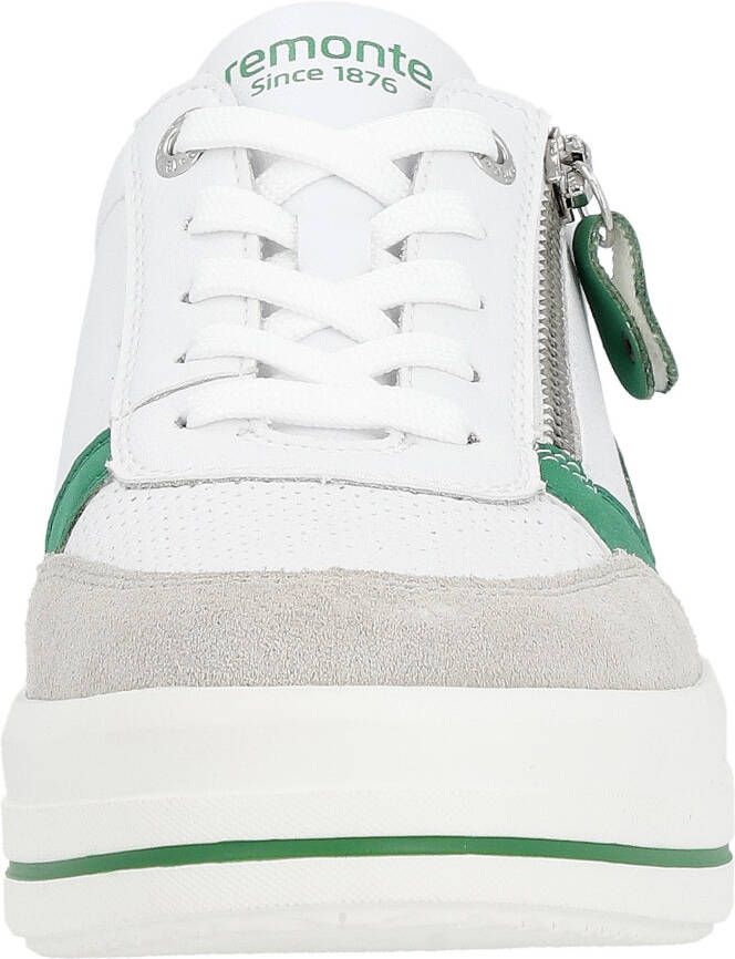 Remonte Plateausneakers met zijrits vrijetijdsschoen lage schoen veterschoen
