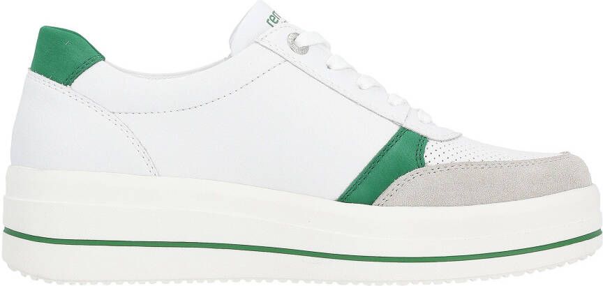 Remonte Plateausneakers met zijrits vrijetijdsschoen lage schoen veterschoen