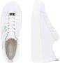 Remonte Leuke witte vegan sneaker met gekleurd mondjes patroon White Dames - Thumbnail 12