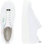 Remonte Leuke witte vegan sneaker met gekleurd mondjes patroon White Dames - Thumbnail 23