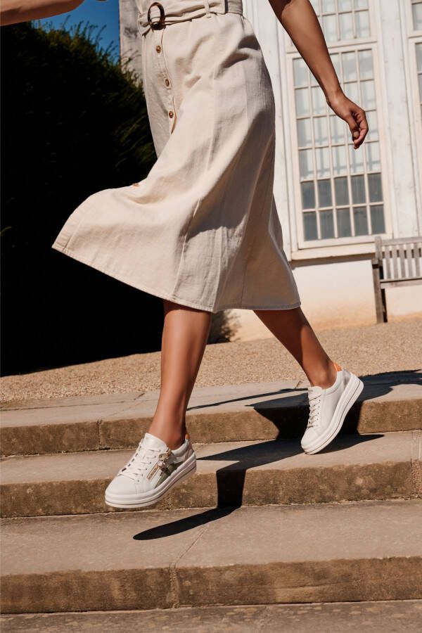 Remonte Plateausneakers ELLE-Collection vrijetijdsschoen lage schoen veterschoen met zachte inlegzool