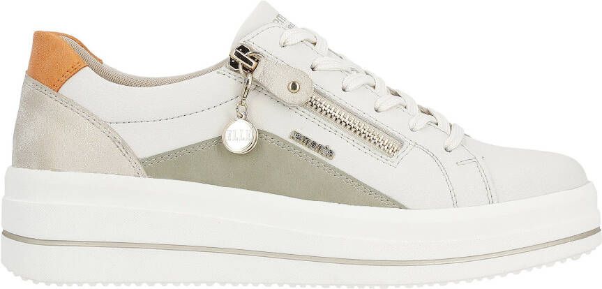 Remonte Plateausneakers ELLE-Collection vrijetijdsschoen lage schoen veterschoen met zachte inlegzool