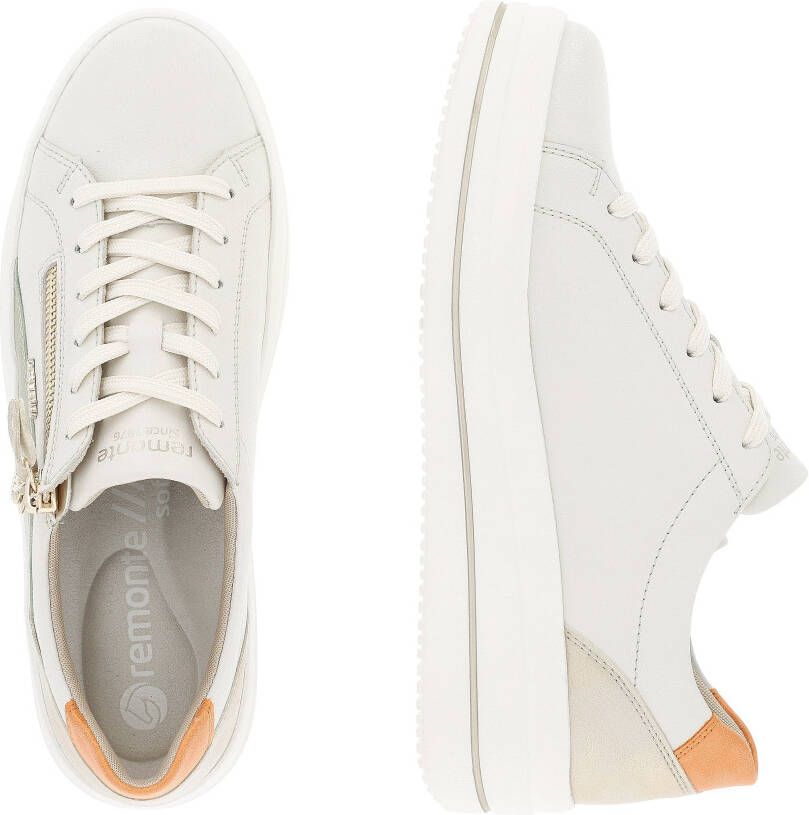 Remonte Plateausneakers ELLE-Collection vrijetijdsschoen lage schoen veterschoen met zachte inlegzool