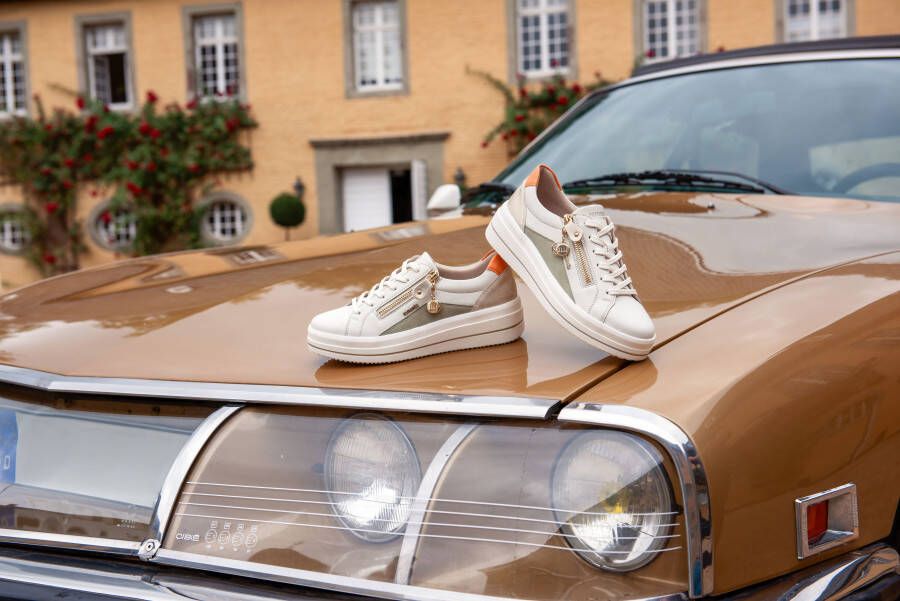 Remonte Plateausneakers ELLE-Collection vrijetijdsschoen lage schoen veterschoen met zachte inlegzool