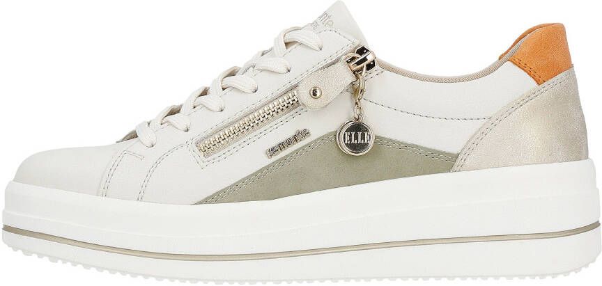 Remonte Plateausneakers ELLE-Collection vrijetijdsschoen lage schoen veterschoen met zachte inlegzool