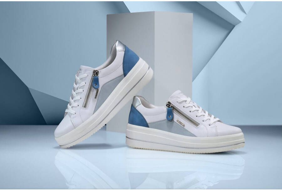 Remonte Plateausneakers ELLE-Collection vrijetijdsschoen lage schoen veterschoen met zachte inlegzool