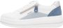 Remonte Plateausneakers ELLE-Collection vrijetijdsschoen lage schoen veterschoen met zachte inlegzool - Thumbnail 11