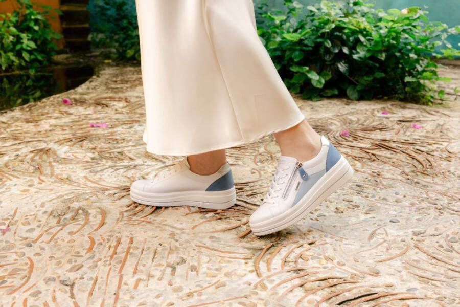 Remonte Plateausneakers ELLE-Collection vrijetijdsschoen lage schoen veterschoen met zachte inlegzool