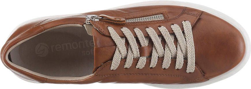 Remonte Plateausneakers met soft-foam binnenzool vrijetijdsschoen lage schoen veterschoen