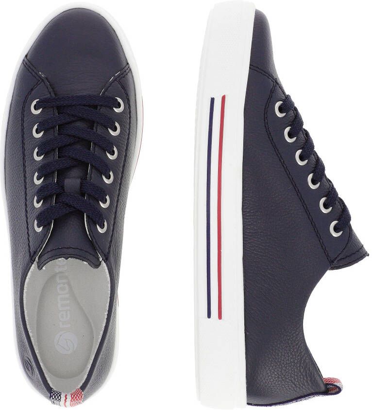 Remonte Plateausneakers met uitneembare inzet vrijetijdsschoen lage schoen veterschoen - Foto 9