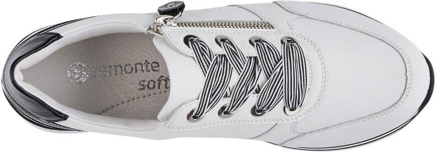 Remonte Plateausneakers met verwisselbare voetbed vrijetijdsschoen lage schoen veterschoen