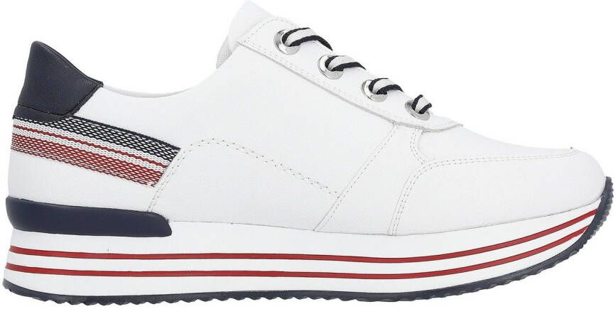 Remonte Plateausneakers met verwisselbare voetbed vrijetijdsschoen lage schoen veterschoen