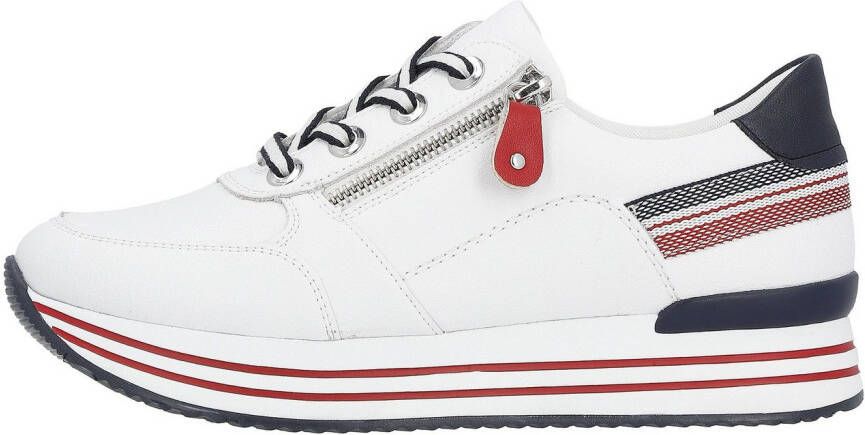 Remonte Plateausneakers met verwisselbare voetbed vrijetijdsschoen lage schoen veterschoen