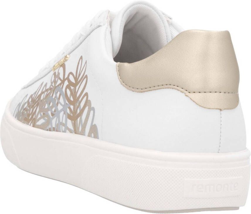 Remonte Plateausneakers veterschoen vrijetijdsschoen lage schoen met contrastafwerking