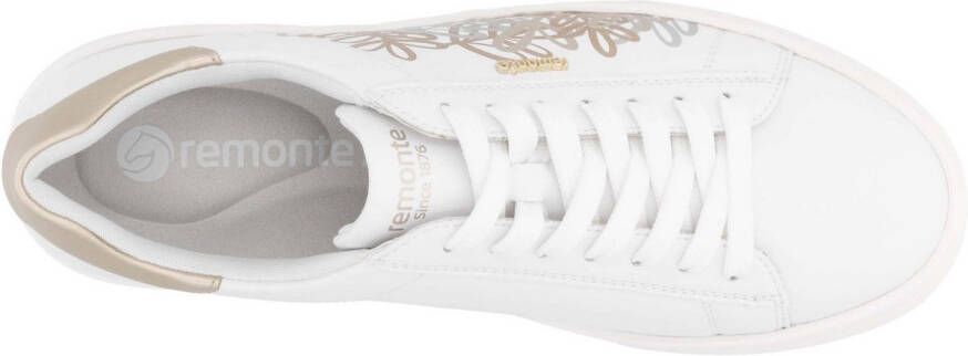 Remonte Plateausneakers veterschoen vrijetijdsschoen lage schoen met contrastafwerking