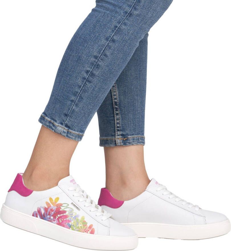 Remonte Plateausneakers veterschoen vrijetijdsschoen lage schoen met contrastafwerking