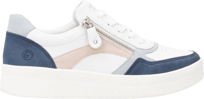 Remonte Plateausneakers vrijetijdsschoen lage schoen veterschoen in smalle vorm