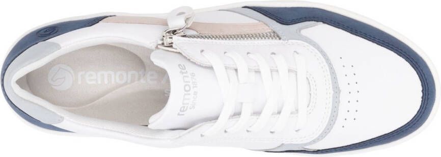 Remonte Plateausneakers vrijetijdsschoen lage schoen veterschoen in smalle vorm