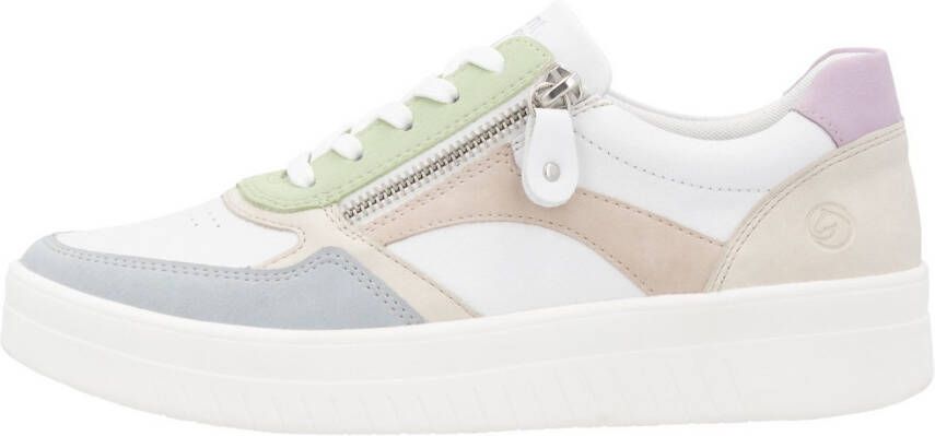 Remonte Plateausneakers vrijetijdsschoen lage schoen veterschoen in smalle vorm