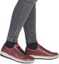 Remonte Plateausneakers vrijetijdsschoen lage schoen veterschoen met buitenrits - Thumbnail 5