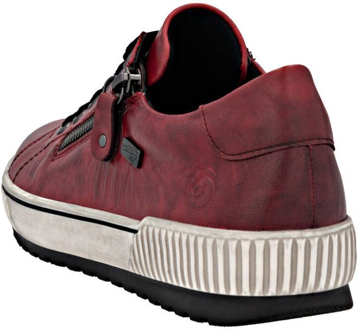 Remonte Plateausneakers vrijetijdsschoen lage schoen veterschoen met buitenrits