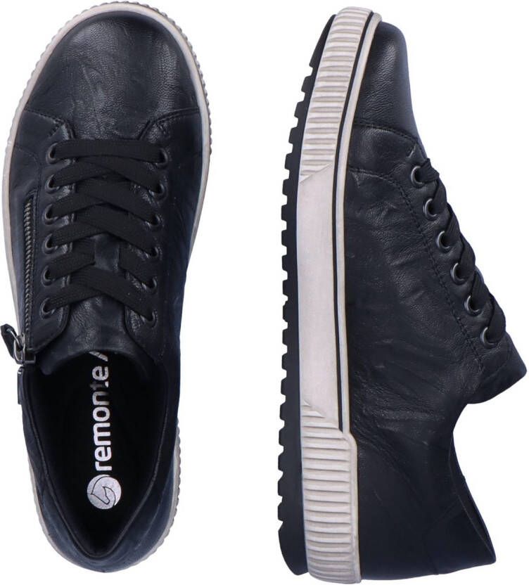 Remonte Plateausneakers vrijetijdsschoen lage schoen veterschoen met buitenrits