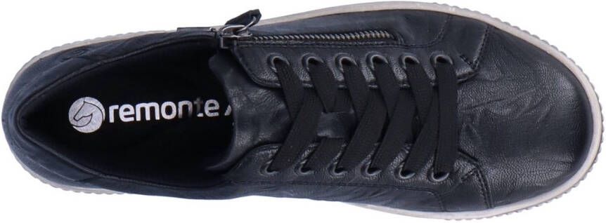 Remonte Plateausneakers vrijetijdsschoen lage schoen veterschoen met buitenrits