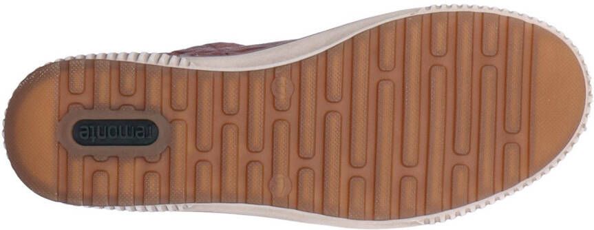 Remonte Plateausneakers vrijetijdsschoen lage schoen veterschoen met buitenrits