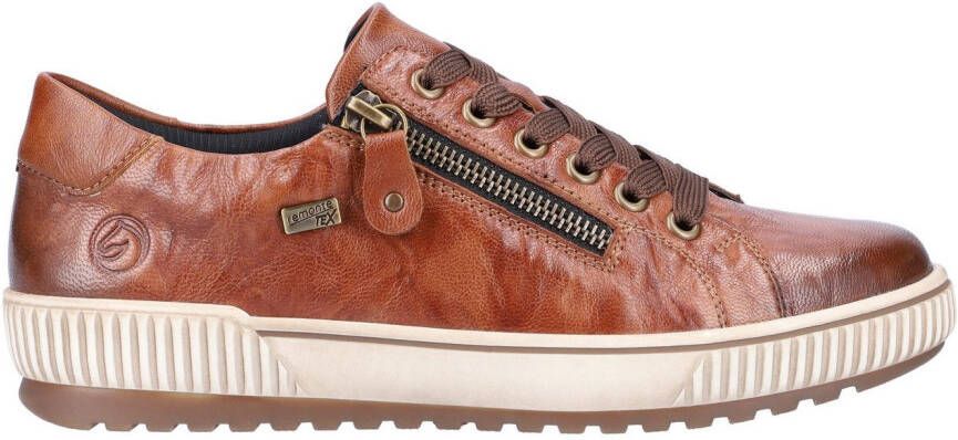 Remonte Plateausneakers vrijetijdsschoen lage schoen veterschoen met buitenrits