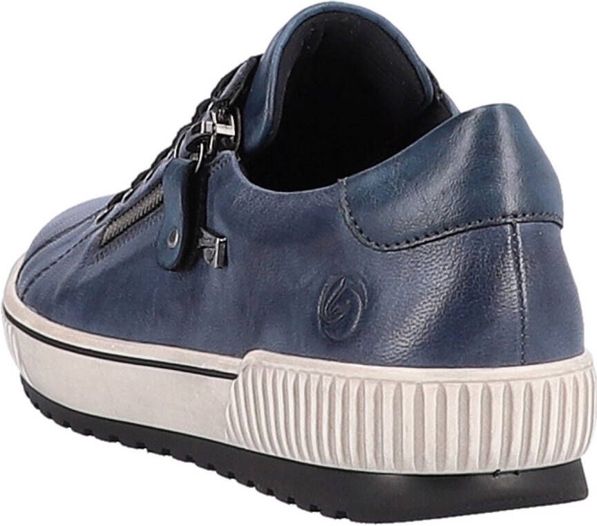 Remonte Plateausneakers vrijetijdsschoen lage schoen veterschoen met buitenrits